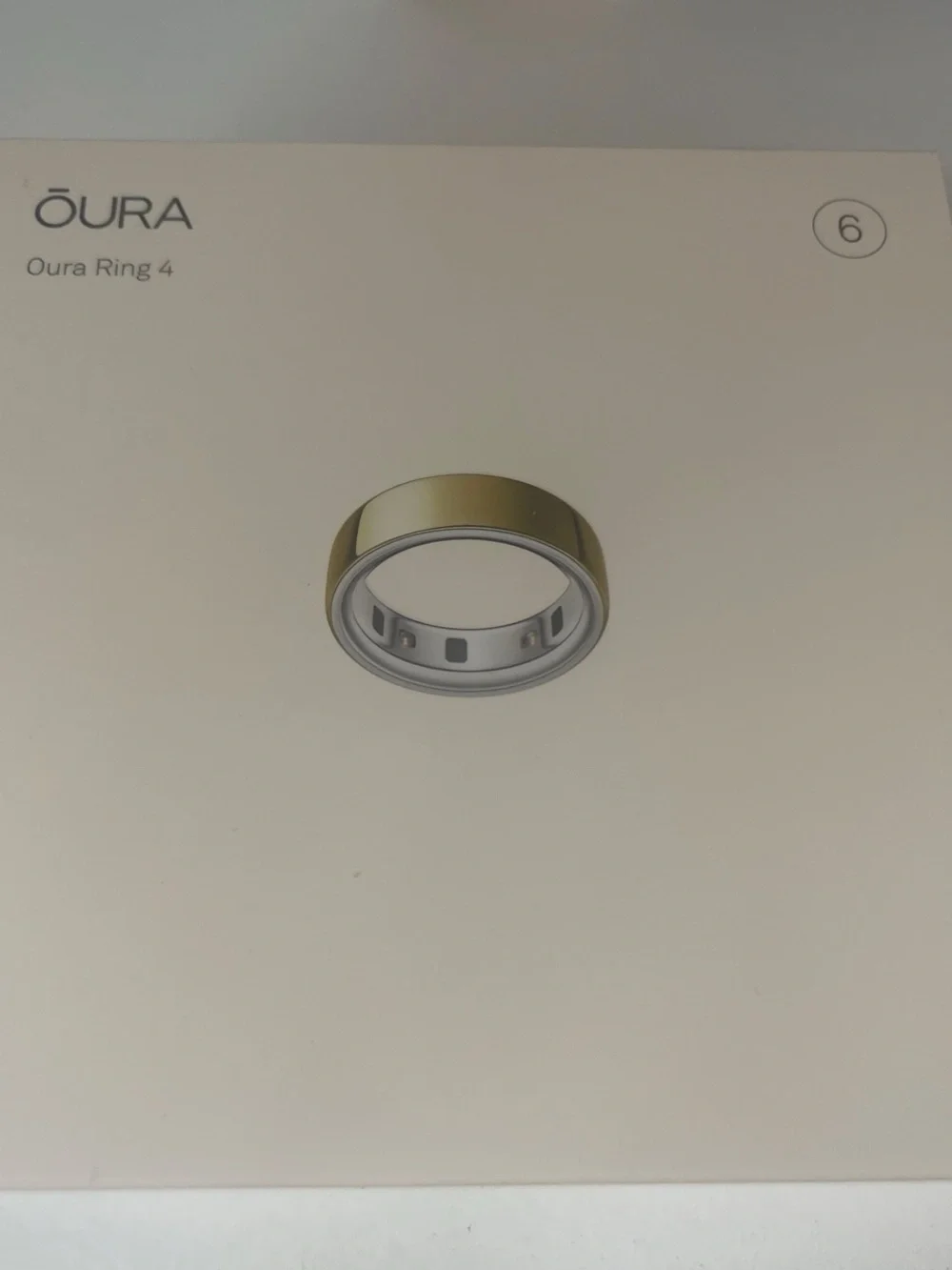 Oura Gold Oura Ring 4 Packaging - Gold